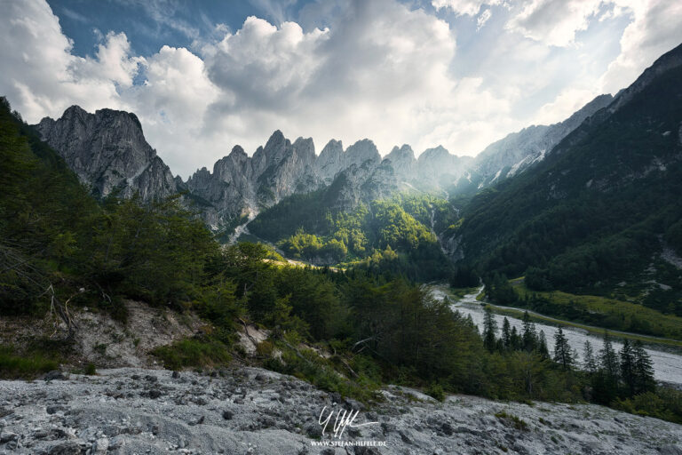 Gravon di Gleris in den Monte Chiavals, Pontebba, Friaul - Julisch Venetien, Italien