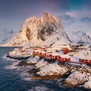 Winter Dream - Picturesque Hamnoy in the Lofoten Islands